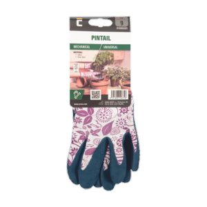 PINTAIL mártott k nylon kesztyű zöld – Méret: 9, Szín: Navy-vilagos-lila