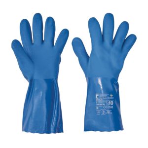 NIVALIS kesztyű PVC - kék - 10