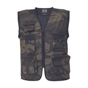CRAMBE mellény terepmintás zöld – Méret: 3xl
