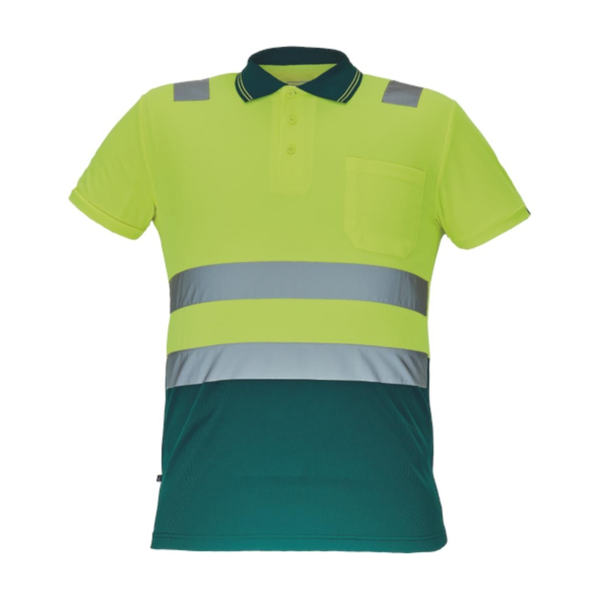 CADIZ HV galléros póló – Méret: 5xl, Szín: Sarga-zold
