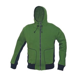 STANMORE kapucnis kardigán barna – Méret: 3xl, Szín: Zold-fekete
