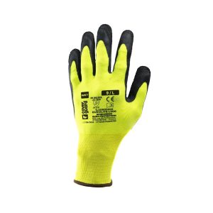 EUROLITE L500 HI-VIZ SÁRGA VÉDŐKESZTYŰ – Méret: 11
