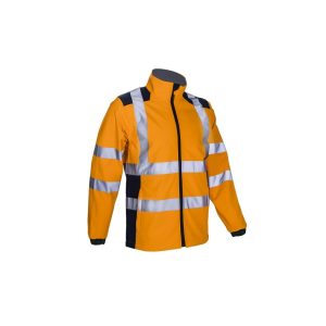 ÚJ! KANPA HI-VÍZ NARANCS SOFTSHELL DZSEKI – Méret: 4xl