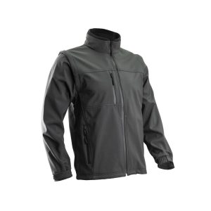 YANG 2/1 LEVEHETŐ UJJÚ FÉRFI SOFTSHELL KABÁT SZÜRKE – Méret: Xxxl
