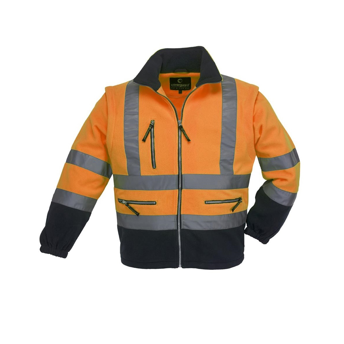 FLUO DZSEKI LEVEHETŐ UJJÚ NARANCS – Méret: 3xl