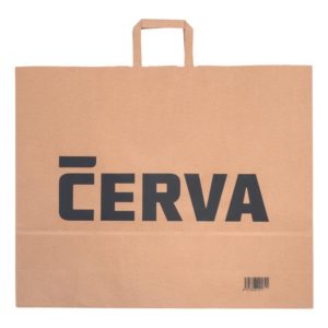 CERVA papírzacskó natúr 54x14x44 cm