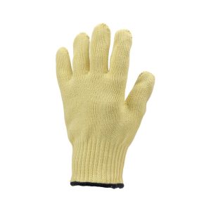 KÖTÖTT SÁRGA KEVLAR KESZTYŰ, 27 CM, 250°C, PAMUT BELSŐ – Méret: 10