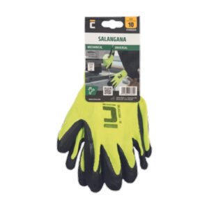 SALANGANA kesztyű pes/latex narancs – Méret: 11, Szín: Sarga