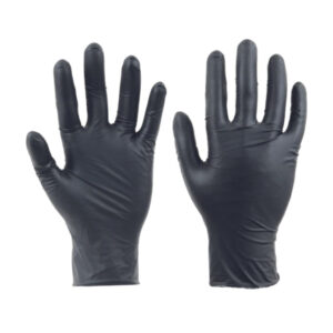 SPOONBILL BLACK nitril púdermentes – Méret: 10