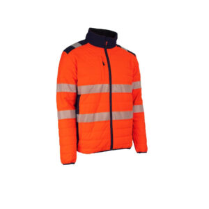 FLAKE FLUO NARANCS/SÖTÉTKÉK THERMO DZSEKI – Méret: S