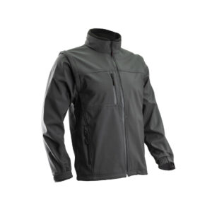 YANG 2/1 LEVEHETŐ UJJÚ FÉRFI SOFTSHELL KABÁT SZÜRKE – Méret: Xxxl