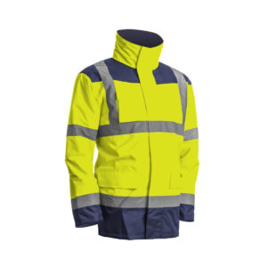 ÚJ! KANATA 4/1 HI-VIZ SÁRGA/KÉK PE KABÁT – Méret: Xxxxxl