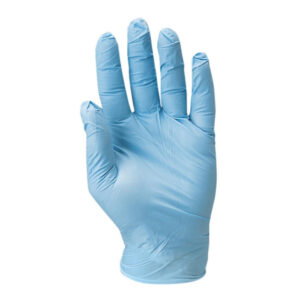 NITRIL KÉK VIZSGÁLÓKESZTYŰ, PÚDEROZOTT – Méret: Xl