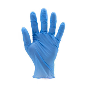 NITRIL PÚDER NÉLKÜLI KÉK VIZSGÁLÓKESZTYŰ/100 DB KÉK DOBOZ – Méret: Xl