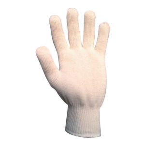 BÉLELT PAMUTKESZTYŰ FEHÉR – Méret: 10