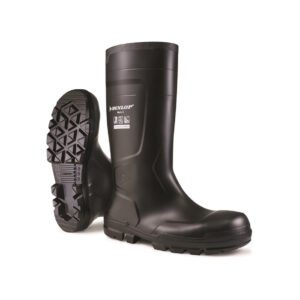 DUNLOP WORKIT SAFETY S5 FEKETE PVC CSIZMA – Méret: 47