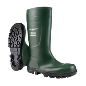 Dunlop Work-it S5 zöld PVC védőcsizma – Méret: 47