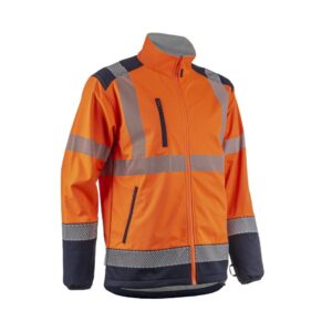 KAZAN KOMBINÁLHATÓ HI-VIZ NARANCS SOFTSHELL FELSŐ – Méret: Xl