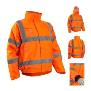 SOUKOU FLUO NARANCS TÉLI DZSEKI – Méret: 4xl