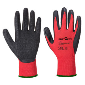Flex Grip latex kesztyű – Szín: Piros-fekete, Méret: Xxl