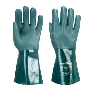 Duplán mártott PVC védőkesztyű 35cm – Méret: Xxl