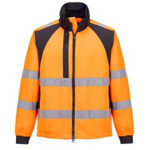 WX2 Eco Hi-Vis Work kabát – Szín: Narancs-fekete, Méret: Xxxl