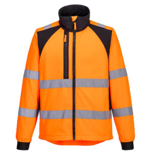 WX2 Eco Hi-Vis Softshell (2L) – Szín: Narancs-fekete, Méret: Xxxl
