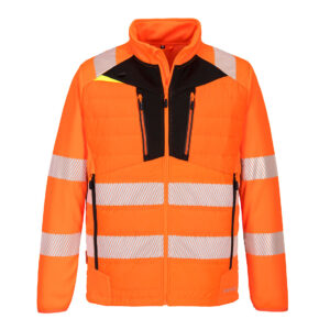 DX4 Hi-Vis Hybrid Baffle kabát – Szín: Narancs-fekete, Méret: Xxxl