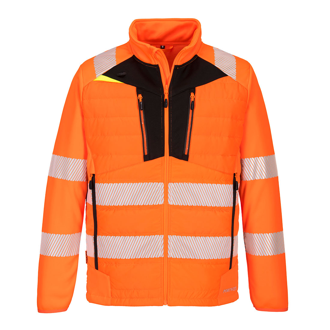 DX4 Hi-Vis Hybrid Baffle kabát – Szín: Narancs-fekete, Méret: Xxxl