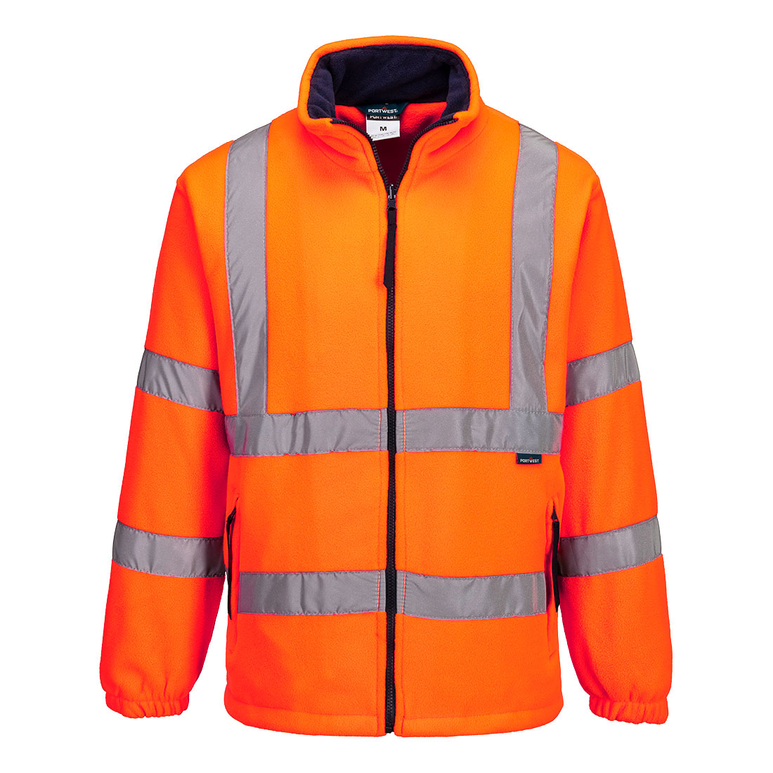 Láthatósági polár pulóver – Szín: Narancs, Méret: Xxxl