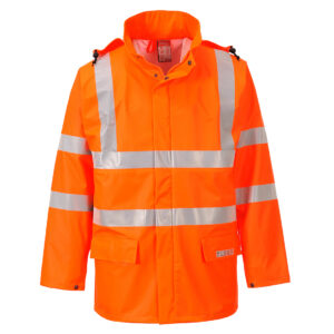 Sealtex Flame Hi-Vis lángálló esőkabát – Szín: Narancs, Méret: Xxxl