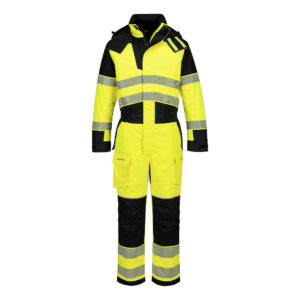 PW3 FR Modaflame Hi-Vis téli overál – Szín: Sarga-fekete, Méret: Xxxl