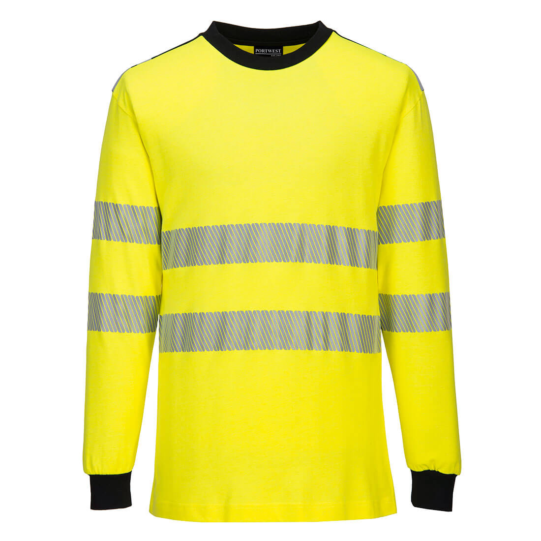 PW3 FR Modaflame Hi-Vis lángálló póló – Szín: Sarga-fekete, Méret: Xxxl