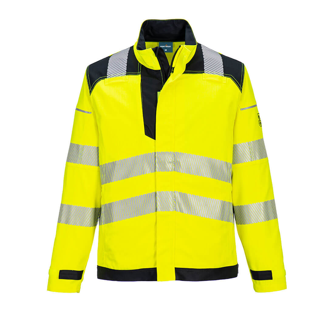 PW3 FR Modaflame Hi-Vis lángálló kabát – Szín: Sarga-fekete, Méret: Xxxl