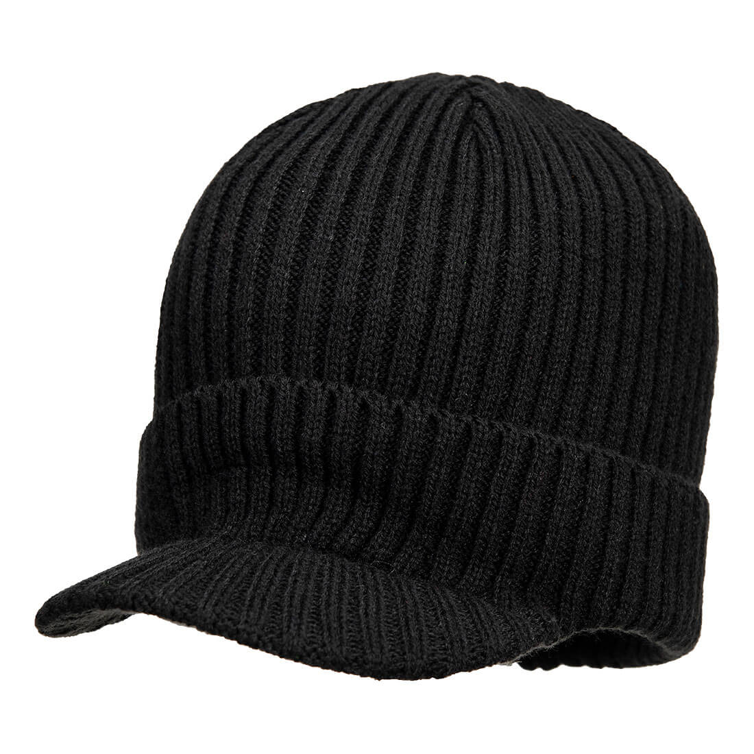 Beanie sapka csúcsos silddel – Szín: Fekete