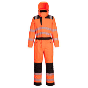PW3 Hi-Vis esőkabát – Szín: Narancs-fekete, Méret: Xxxl
