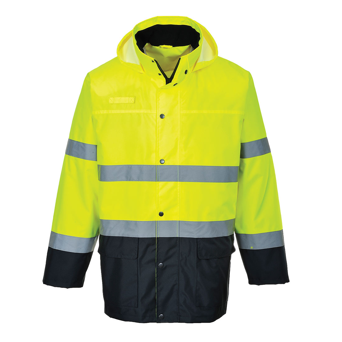 Kéttónusú Lite Traffic dzseki – Szín: Sarga-navy, Méret: Xxxl
