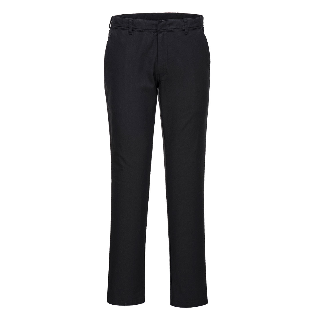 Női Stretch Slim Chino nadrág – Szín: Fekete, Méret: 52