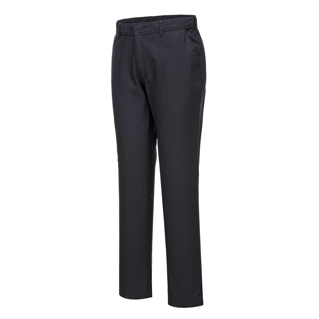 Női Stretch Slim Chino nadrág – Szín: Fekete, Méret: 42