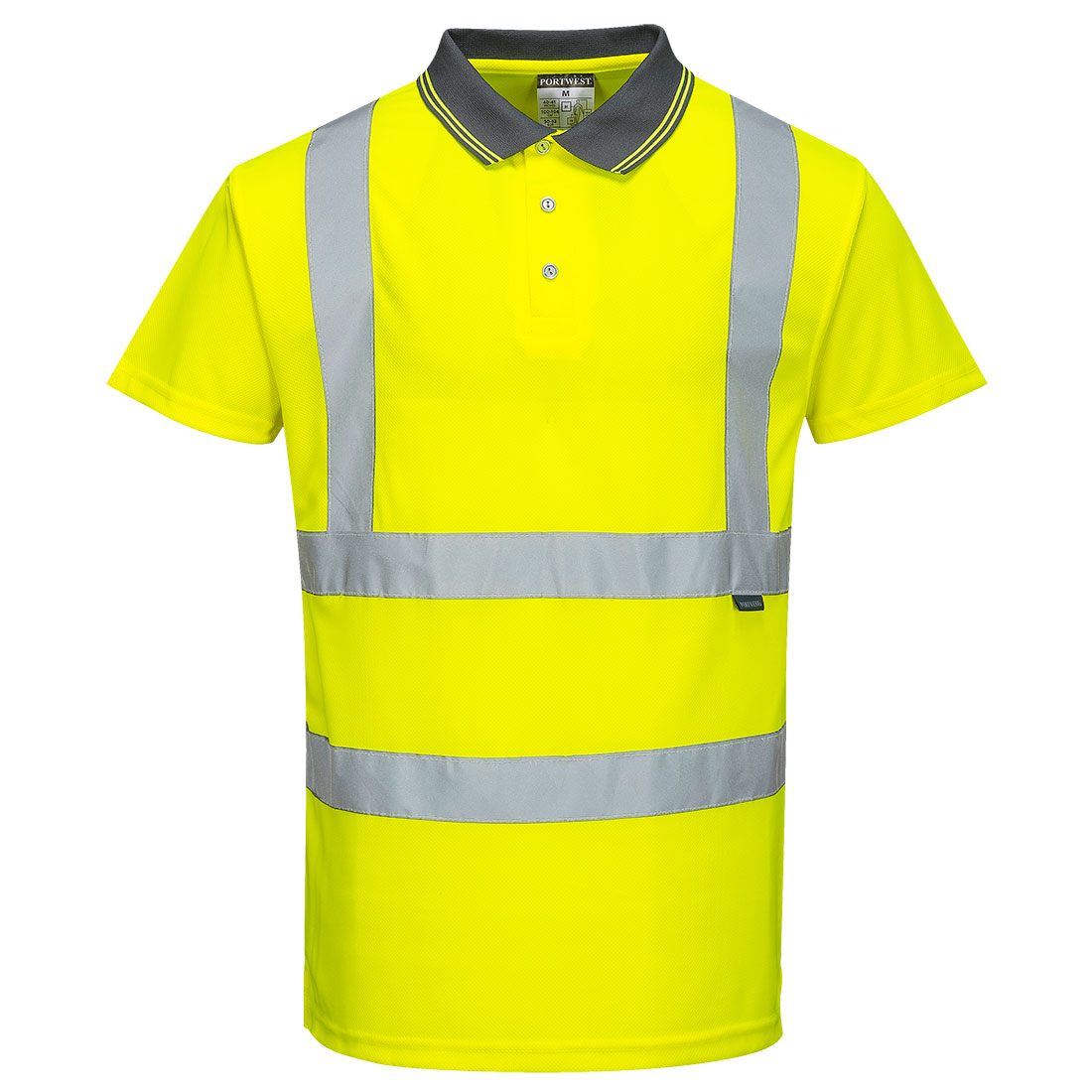 Jól láthatósági rövidujjú pólóing – Szín: Sarga, Méret: Xxxl
