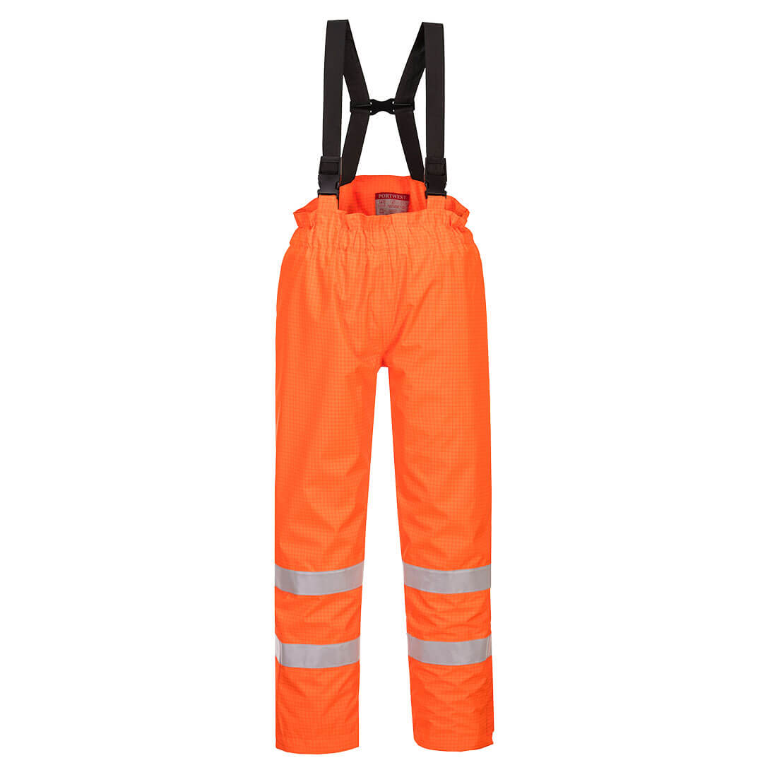 Bizflame Rain bélelt- Hi-Vis antisztatikus FR nadrág – Szín: Narancs, Méret: Xxxl