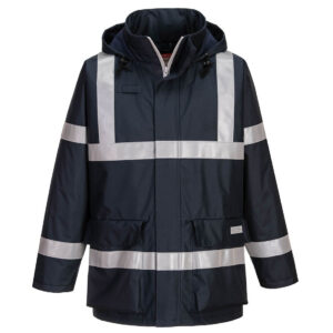Bizflame Rain antisztatikus lángálló esőkabát – Szín: Navy, Méret: Xxxl